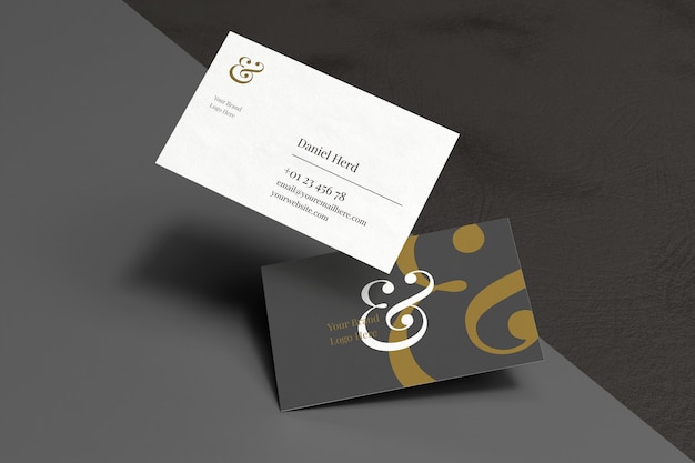 Business card mockup