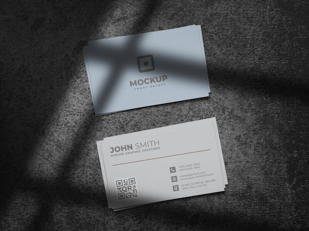 business card mockup