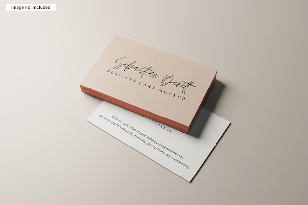 Business card mockup