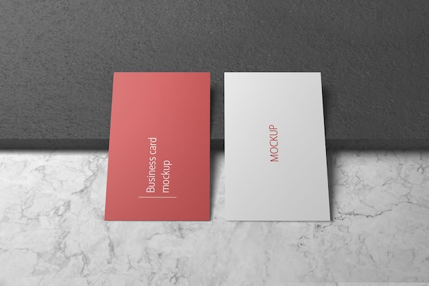 PSD business card mockup