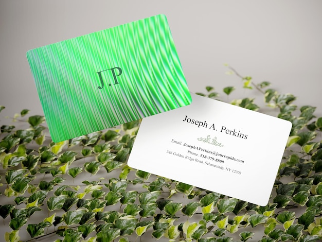 Business card mockup