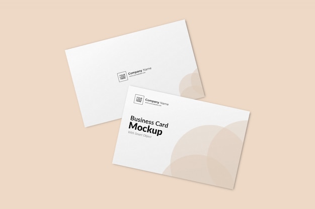 Business card mockup