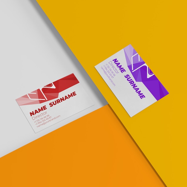 Business card mockup