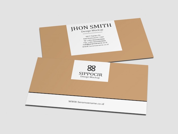 business card mockup