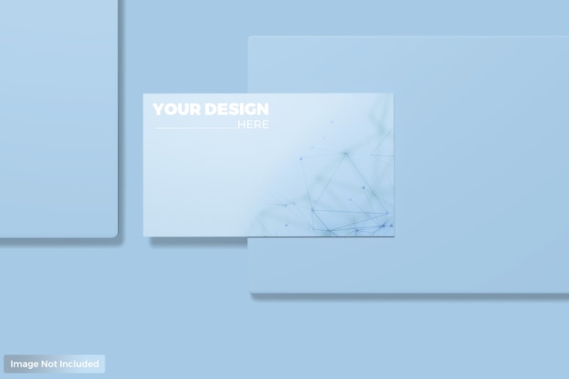 PSD business card mockup