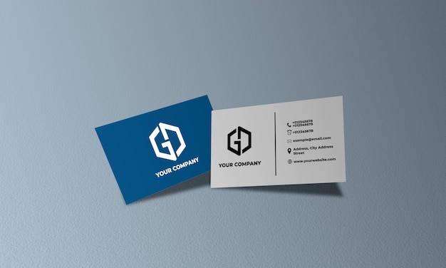 Business card mockup