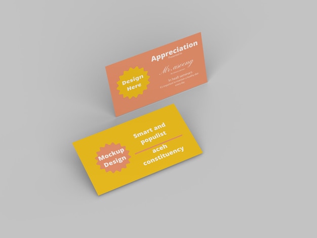 Business card mockup