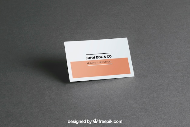 PSD business card mockup