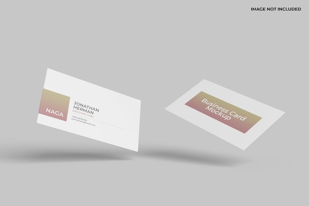 Business card mockup