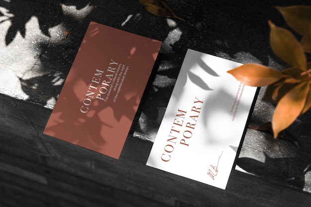 Business card mockup