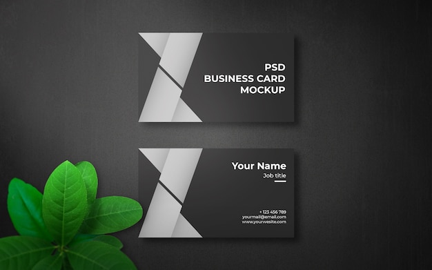 Business card mockup