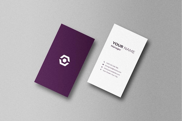 business card mockup