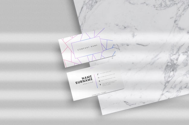 Business card mockup