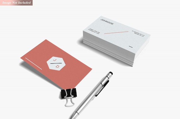 PSD business card mockup