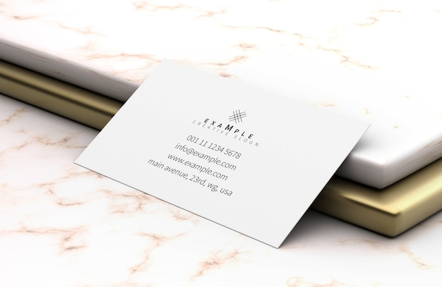 Business card mockup