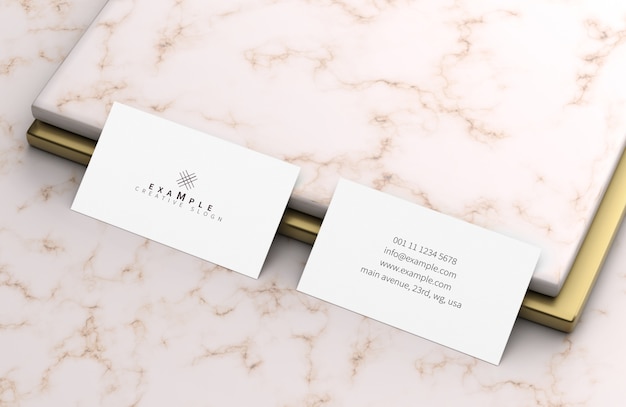 Business card mockup