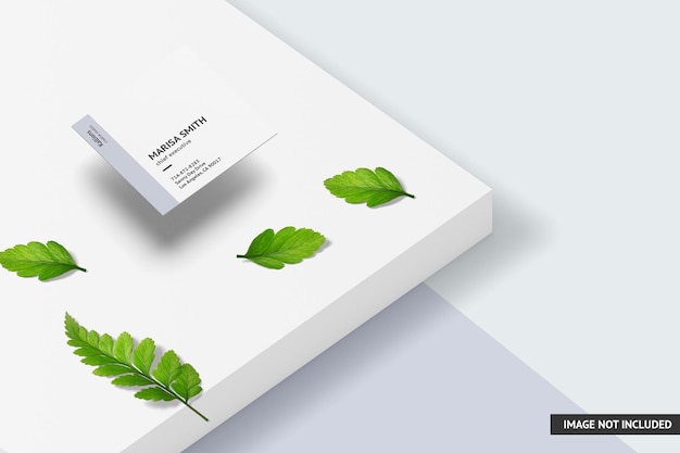 PSD business card mockup