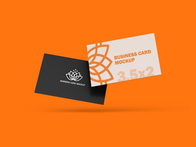PSD business card mockup
