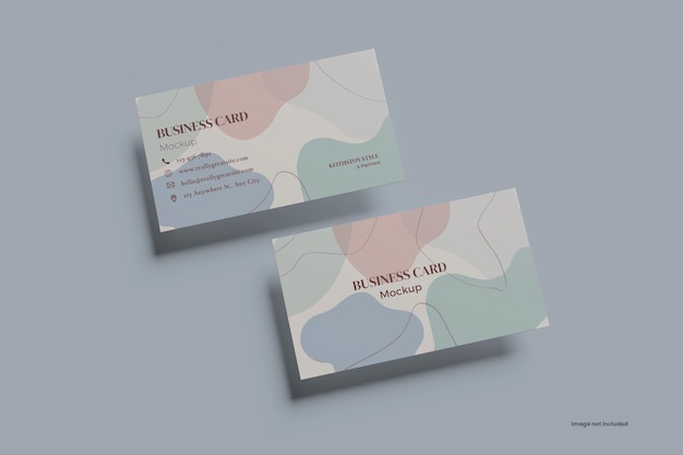 Business card mockup