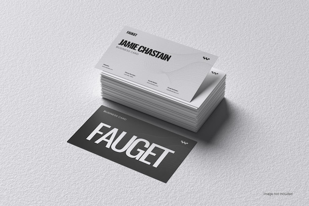 business card mockup