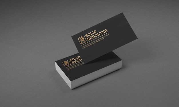 Business card mockup