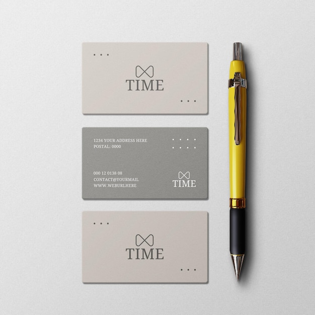 Business card mockup