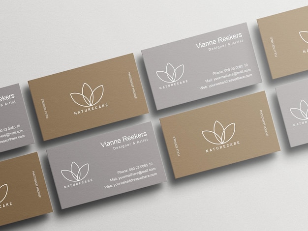 Business card mockup