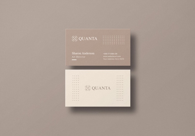Визитная карточка Mockup