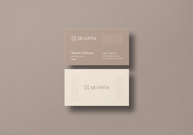 Business card mockup