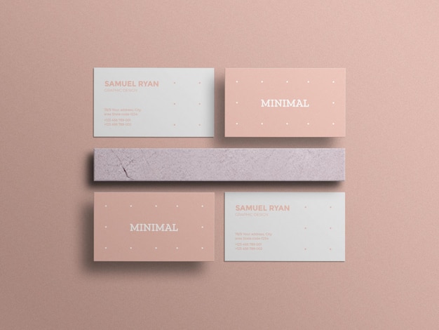 Business card mockup