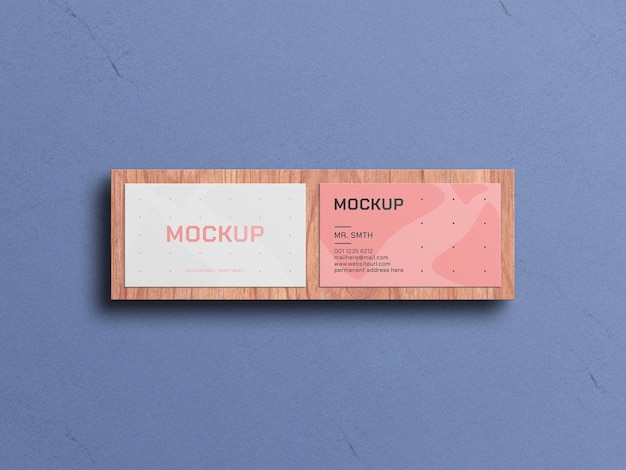 Business card mockup