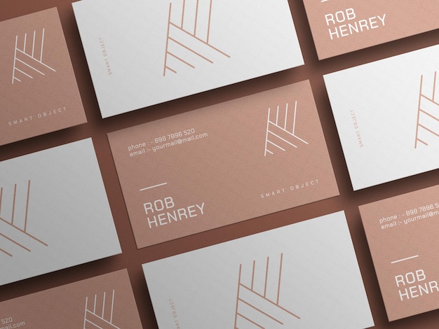 Business card mockup