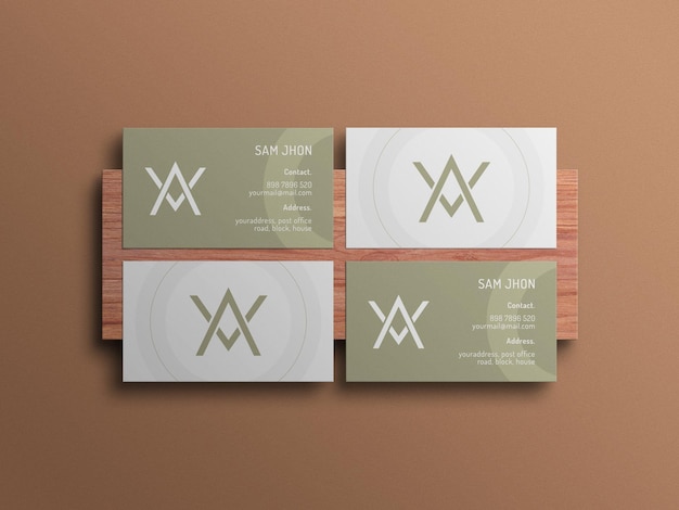 business card mockup