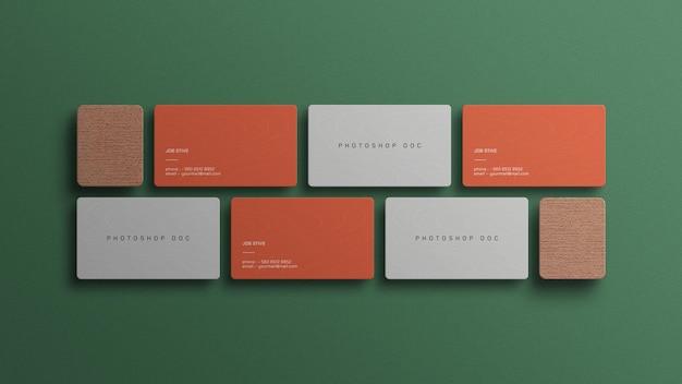 Business card mockup