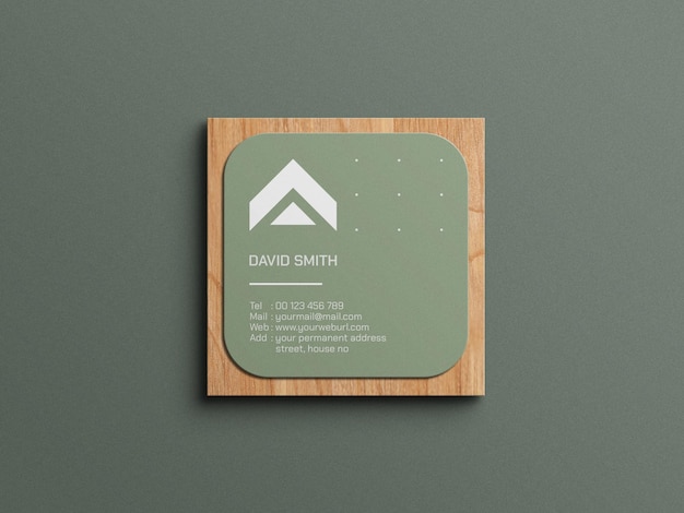 Business card mockup