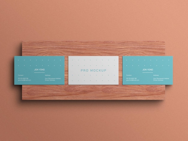 Business card mockup