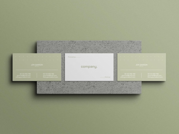 Business card mockup