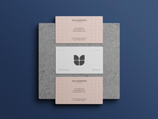 business card mockup