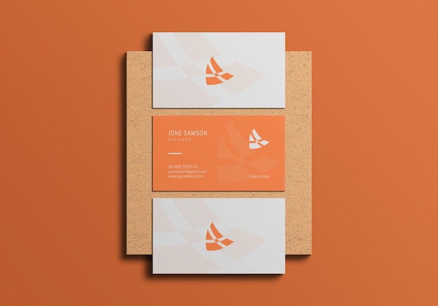 Business card mockup