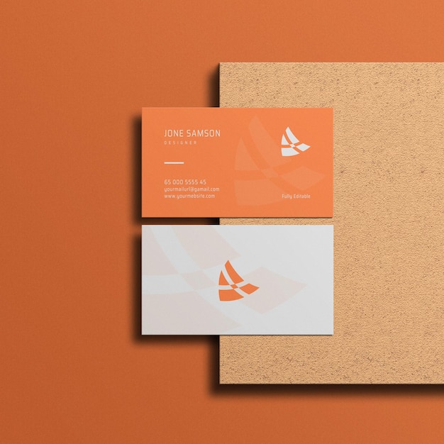 Business card mockup