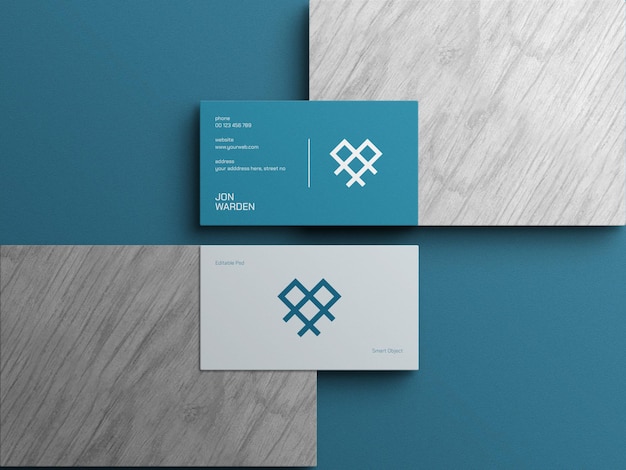 Business card mockup