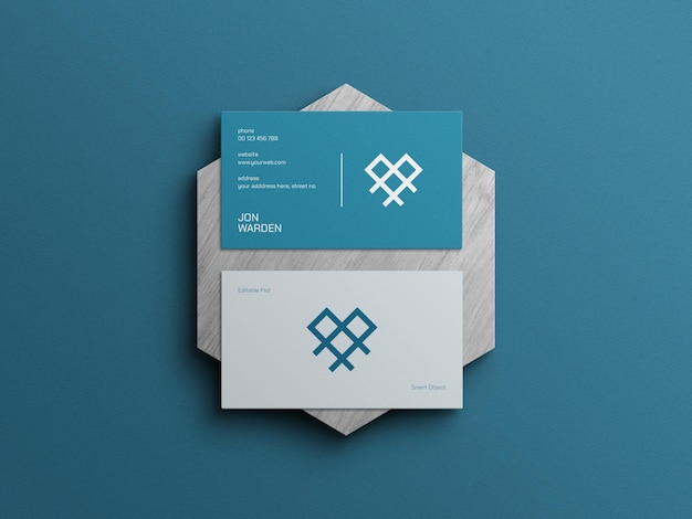 Business card mockup