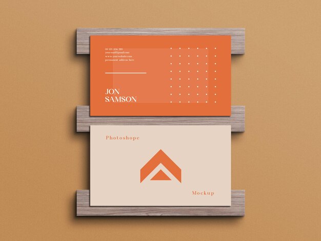 business card mockup