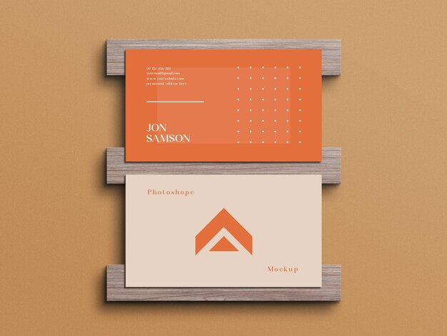 Business card mockup