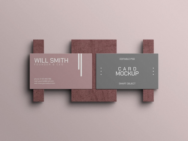 Business card mockup