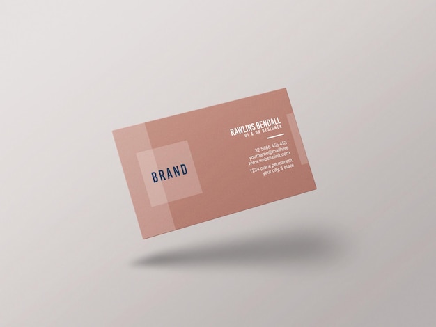 Business card mockup