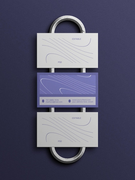Business card mockup