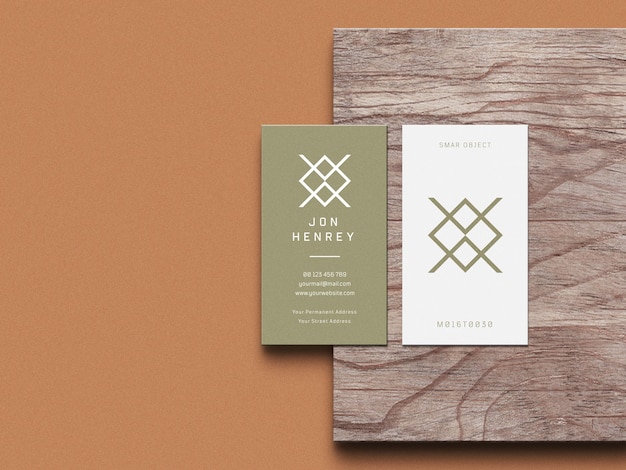 Business card mockup