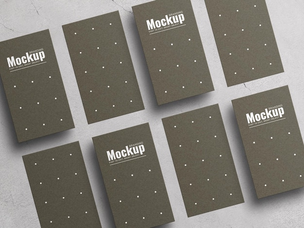 PSD business card mockup