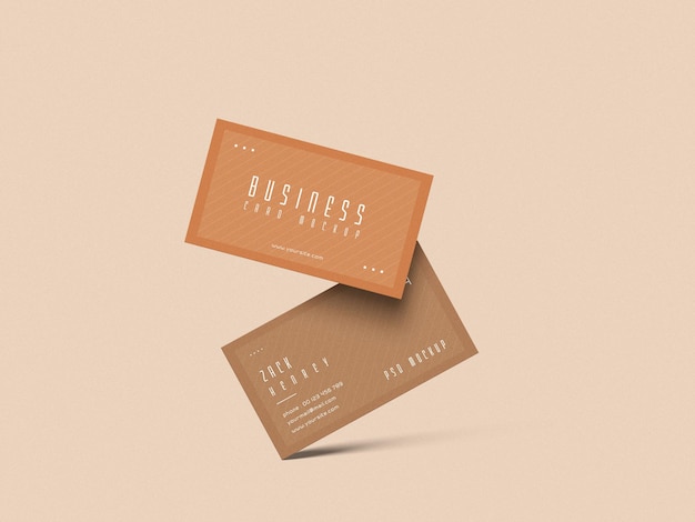 Business card mockup